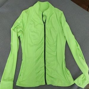 VS neon active zip up jacket